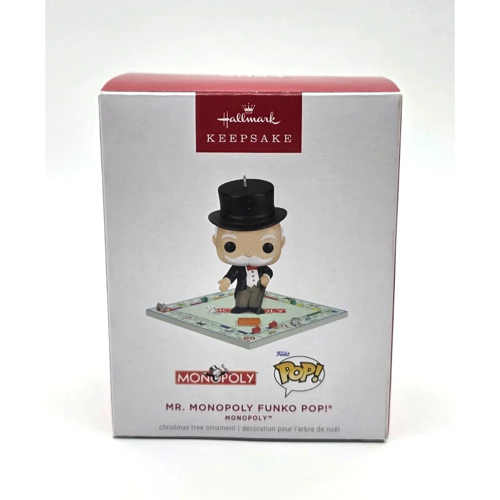 2024 Hallmark Mr Monopoly Funko Pop Retro Board Game Christmas Keepsake New